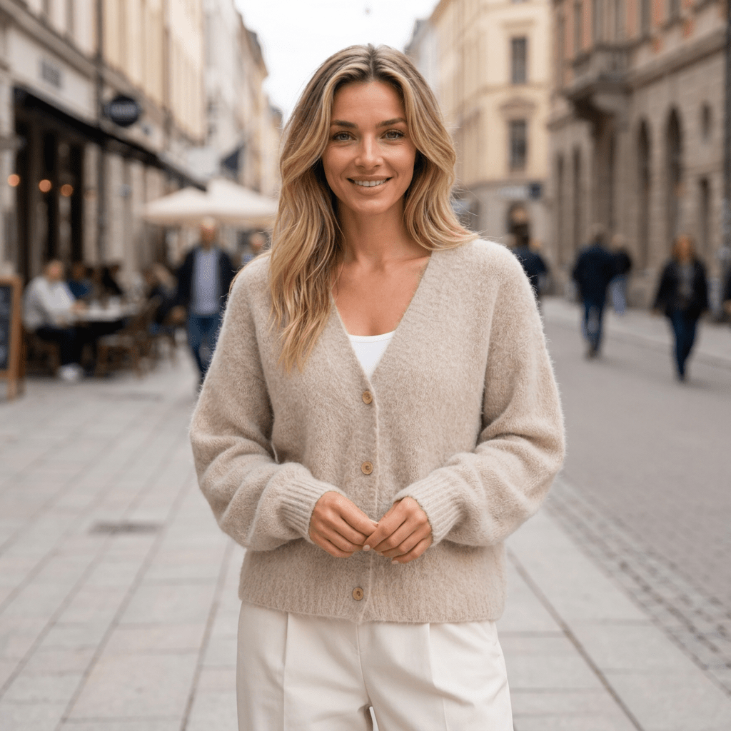 Reese | Women's V-Neck Cardigan Layering