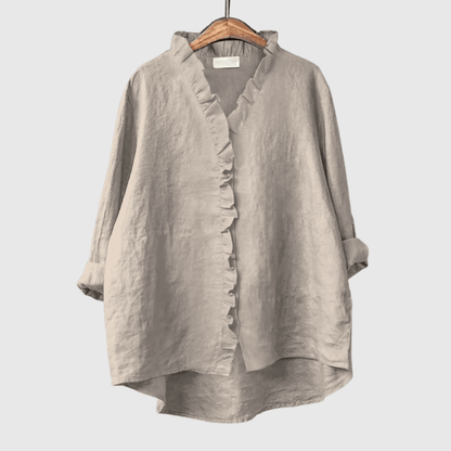 Margot | Women's Ruffled Occasion Shirt Outfit