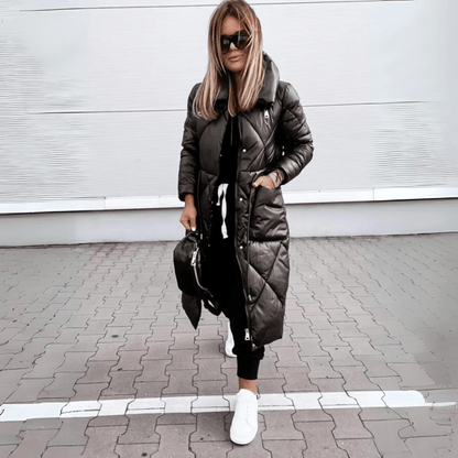 Blair | Lässiger Wintermantel mit Reißverschluss für Damen für den Arbeitsweg