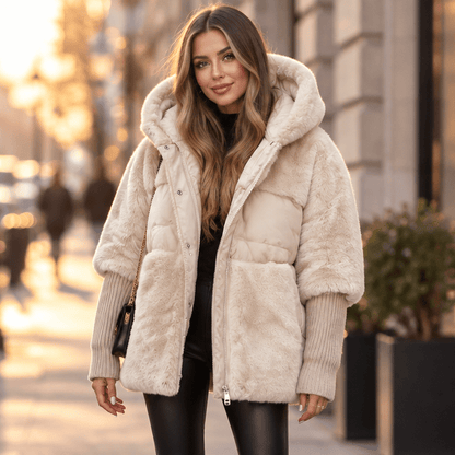 Sadie | Lässige Winterjacke mit Reißverschluss für Damen