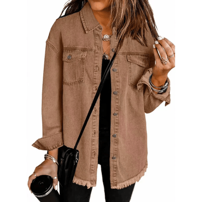 Noa | Women's Relaxed Fit Long Sleeve Button-Down Shirt