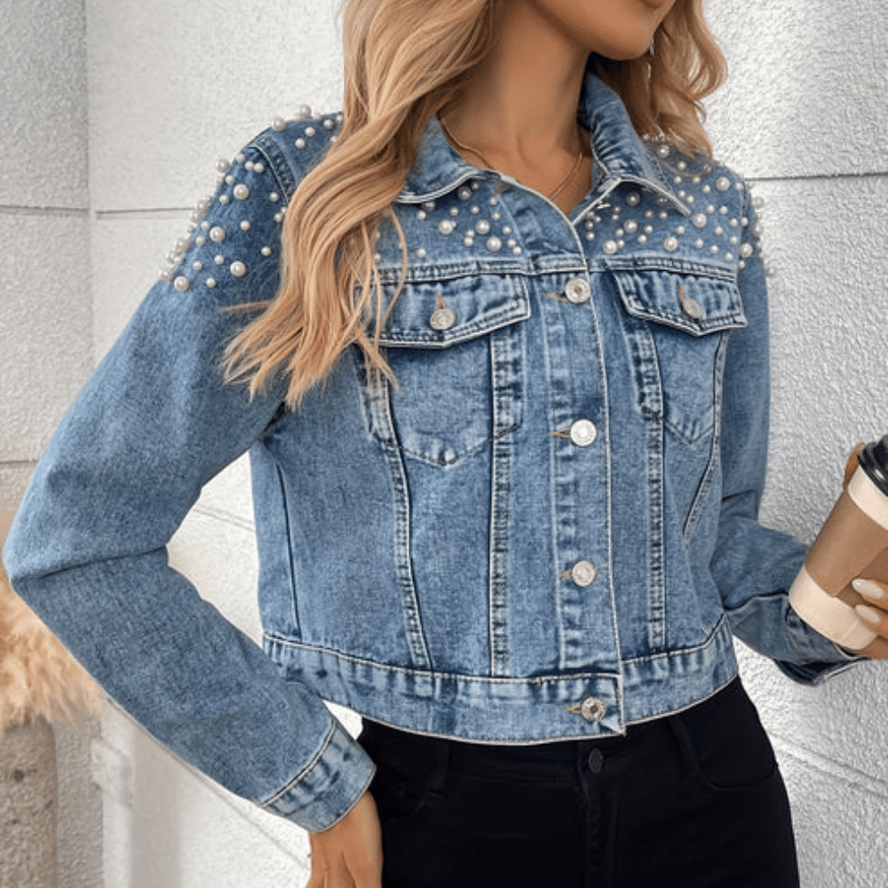 Tove | Women's Embellished Button-Down Jacket