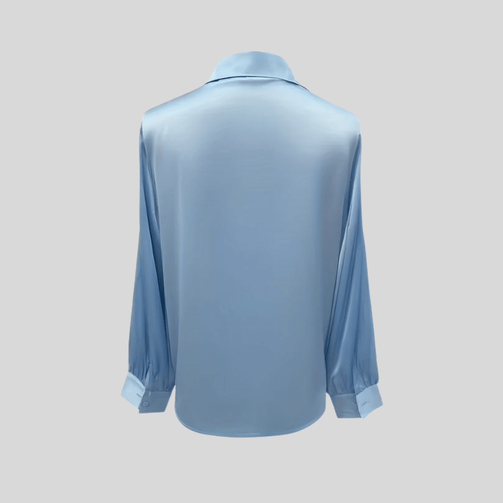 Kaia | Women's V-Neck Twist Front Long Sleeve Top