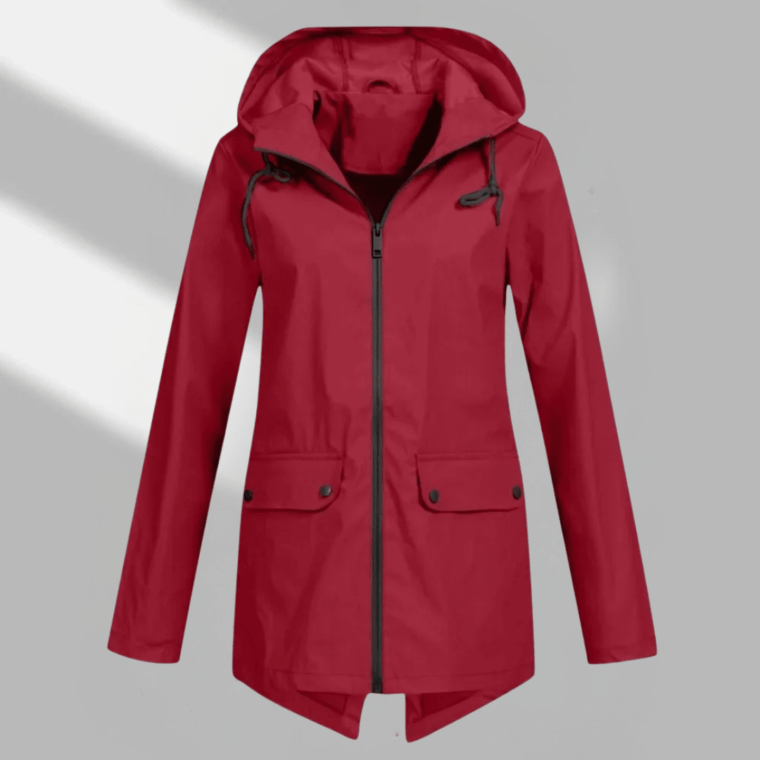 Nika | Women's Hooded Longline Zip Utility Coat