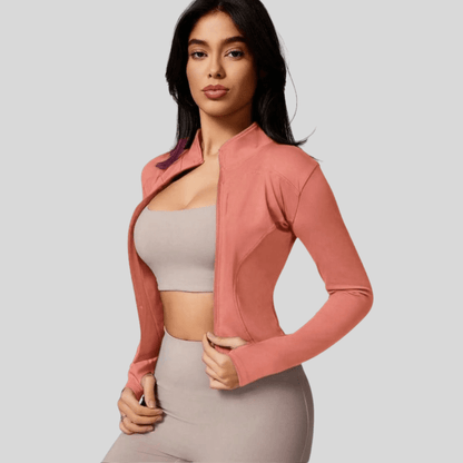 Noa | Women's Breathable Full Zip Workout Jacket