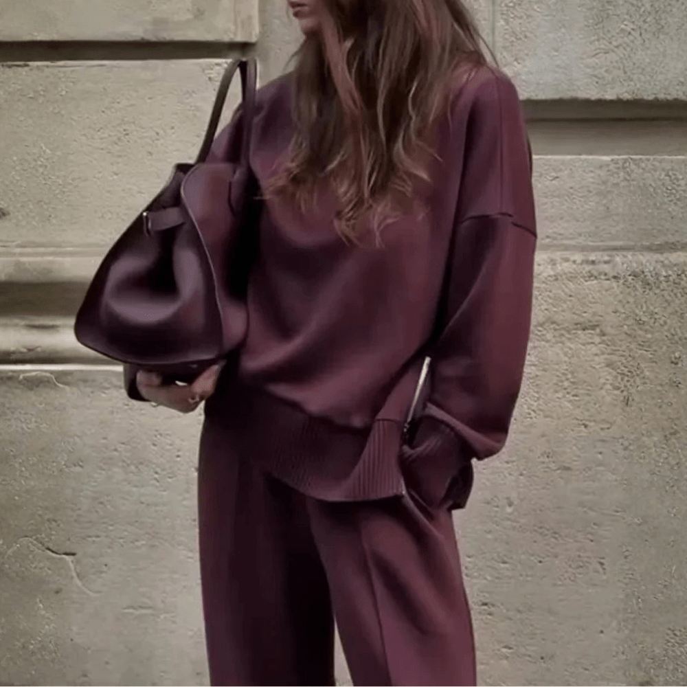 Gia | Women's Cosy Jumper and Trousers Set