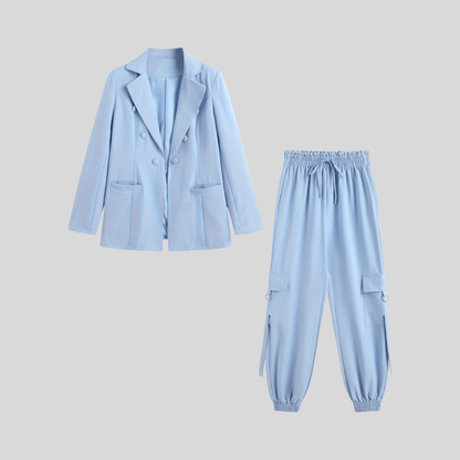 Indie | Women's Blazer and Jogger Trousers Set