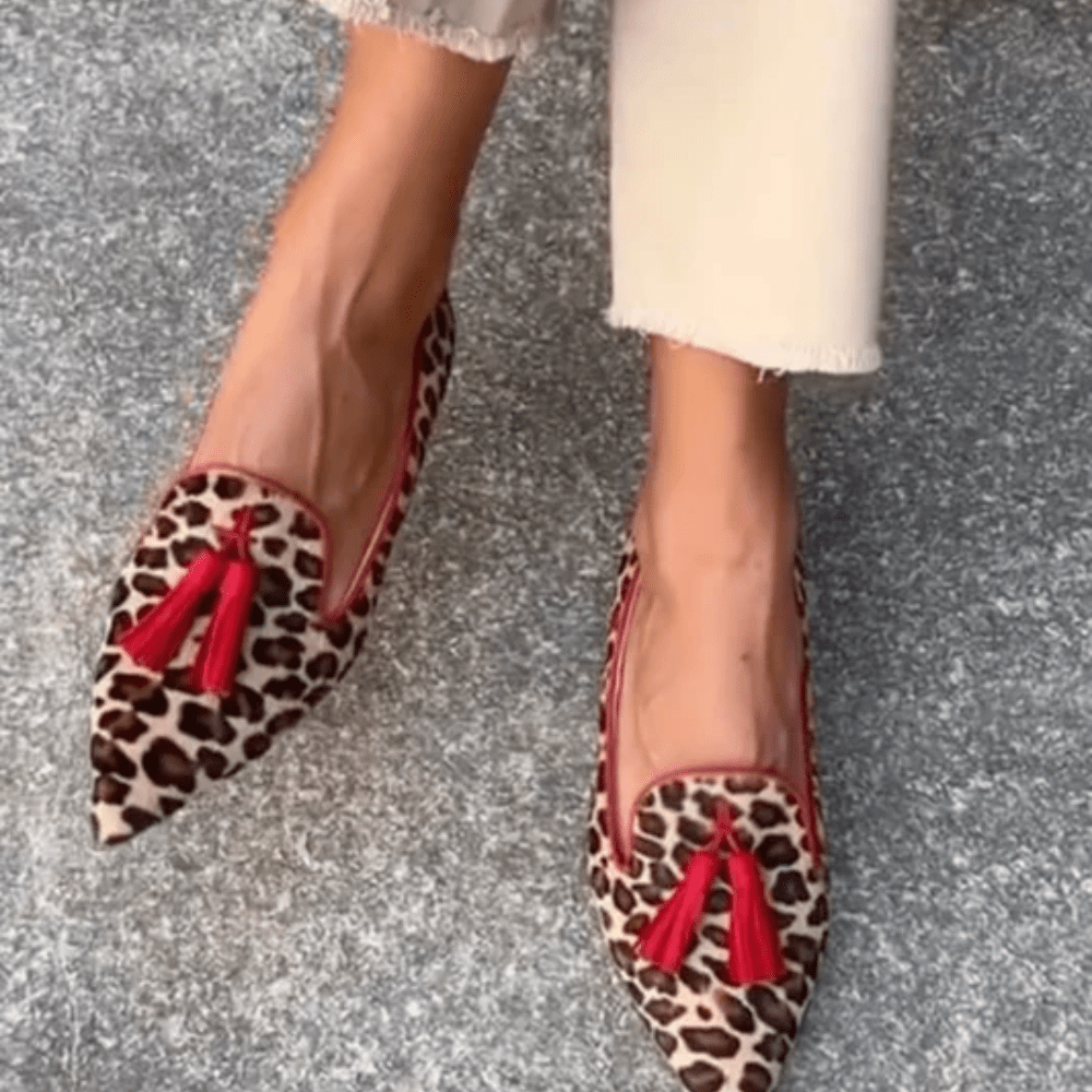 Noa | Women's Pointed Tassel Loafers for Smart Outfits