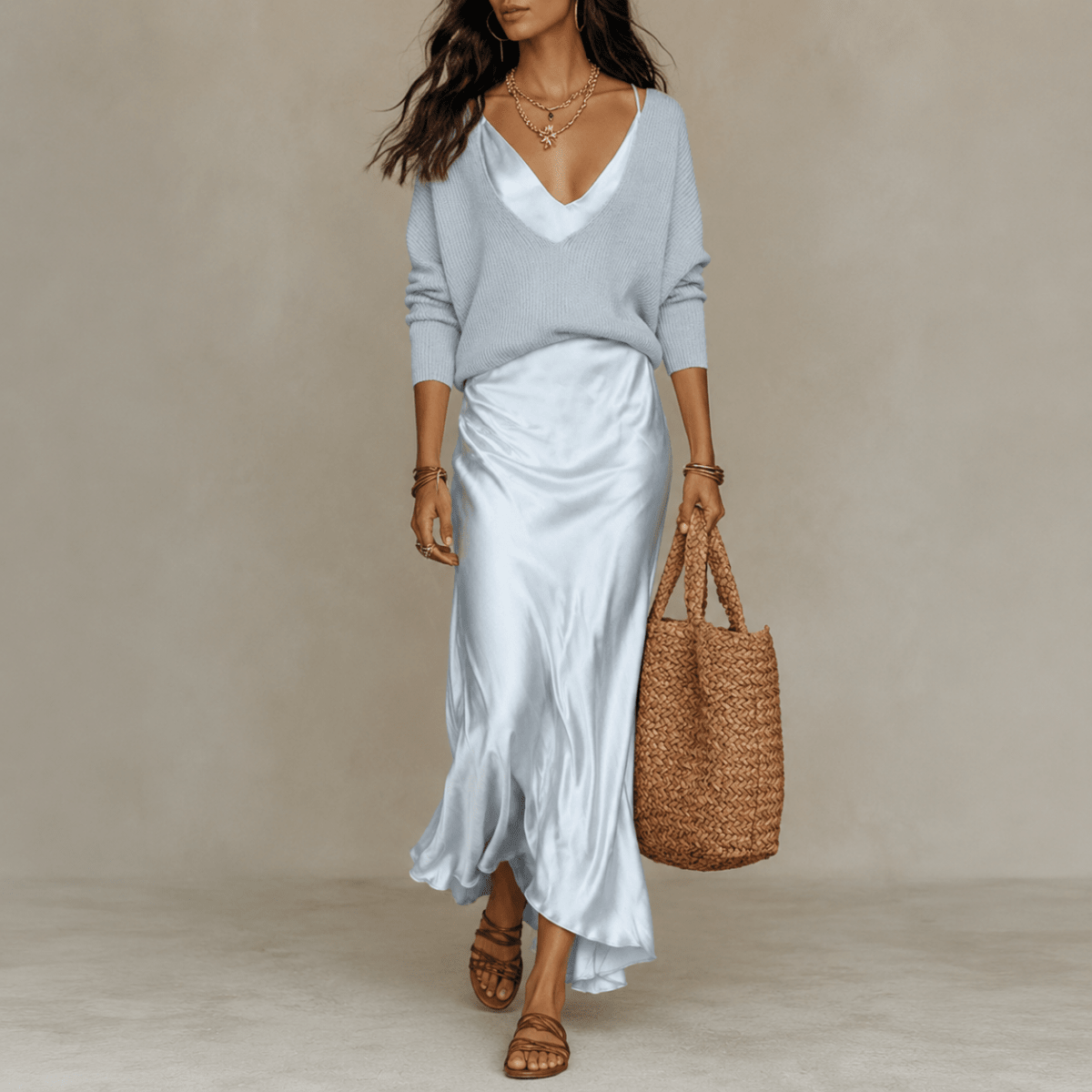 Quinn | Women's Midi Dress and Jumper Set
