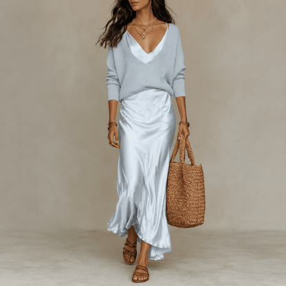Quinn | Women's Midi Dress and Jumper Set