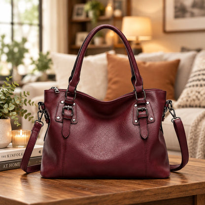 Lyra | Strukturierte Henkeltasche für Damen