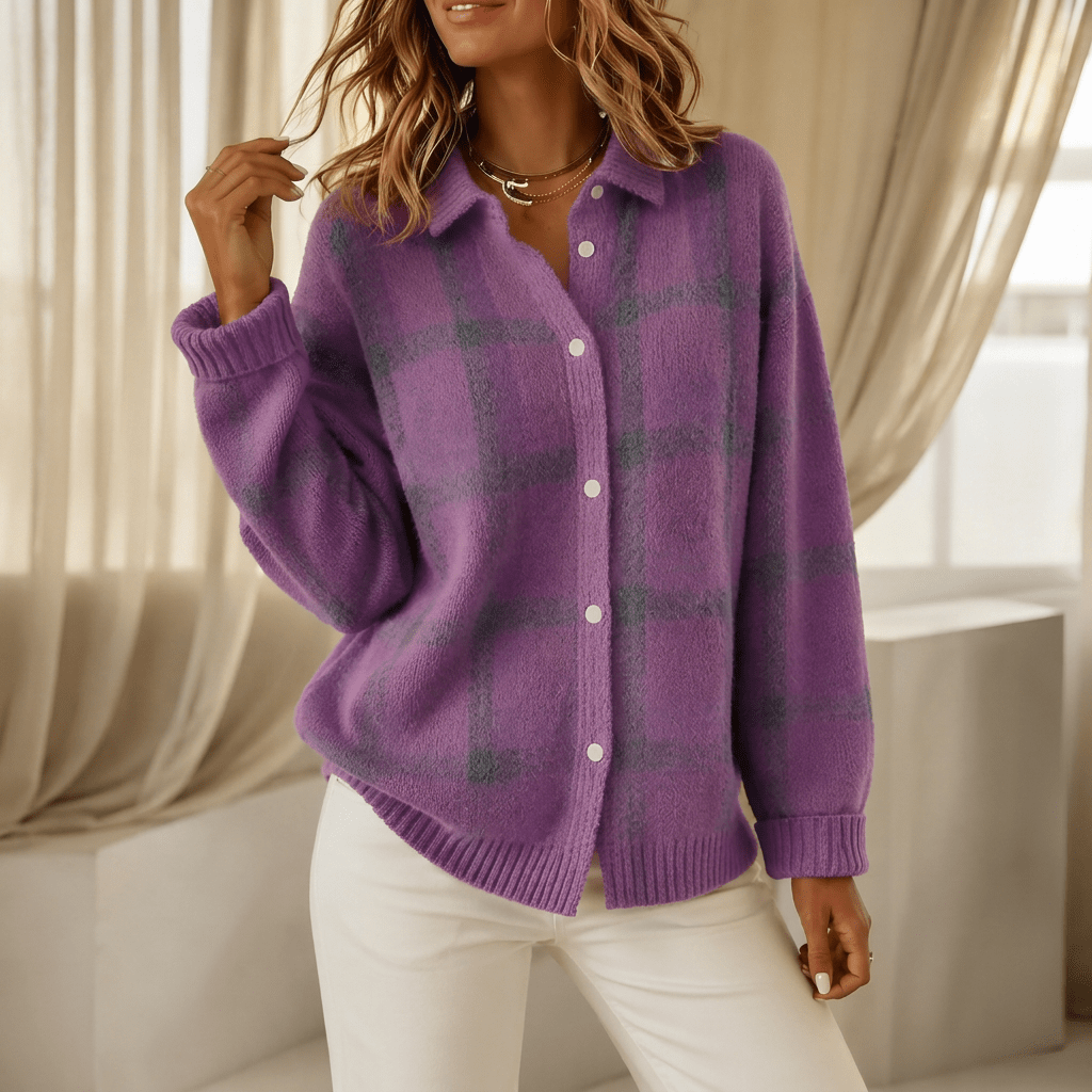 Remi | Women's Retro Striped Relaxed-Fit Jumper