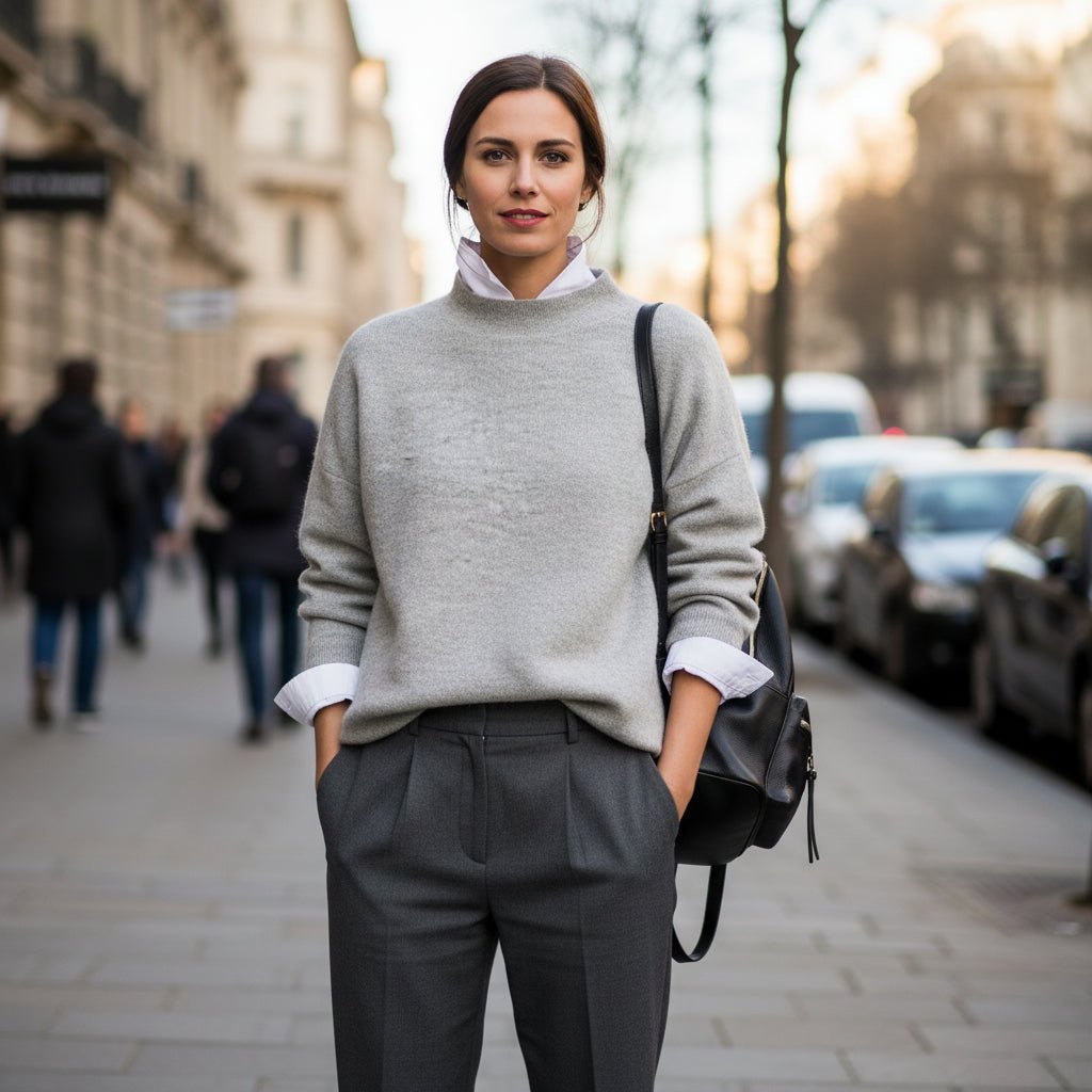 Sadie | Damen-Winterpullover aus Strick mit langen Ärmeln