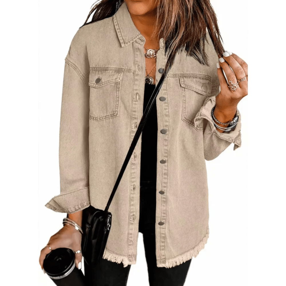 Noa | Women's Relaxed Fit Long Sleeve Button-Down Shirt