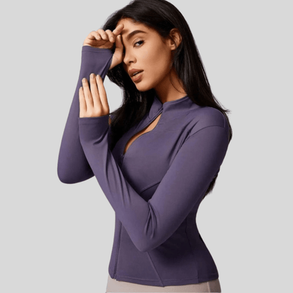 Noa | Women's Breathable Full Zip Workout Jacket