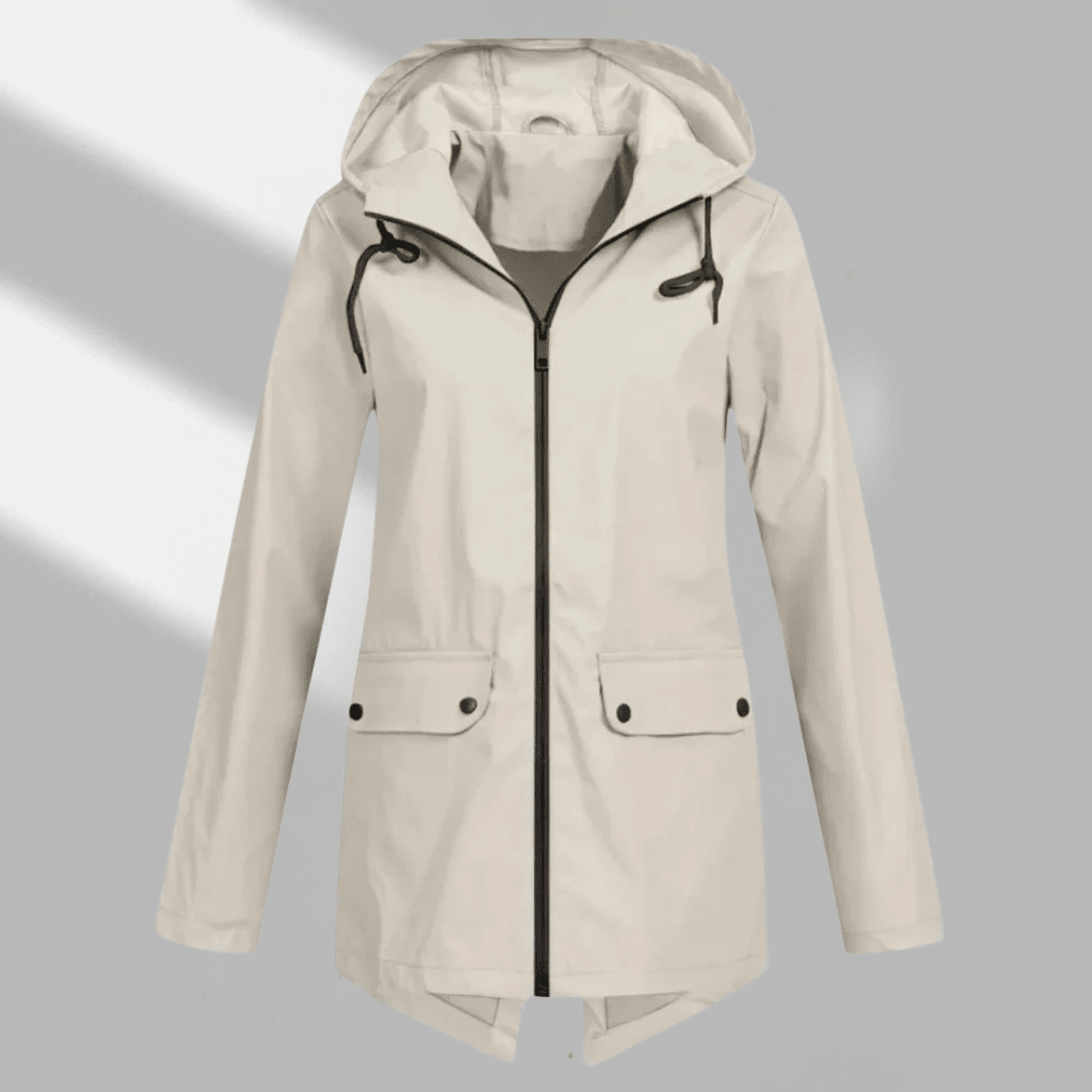 Nika | Women's Hooded Longline Zip Utility Coat