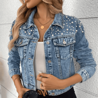 Tove | Women's Embellished Button-Down Jacket
