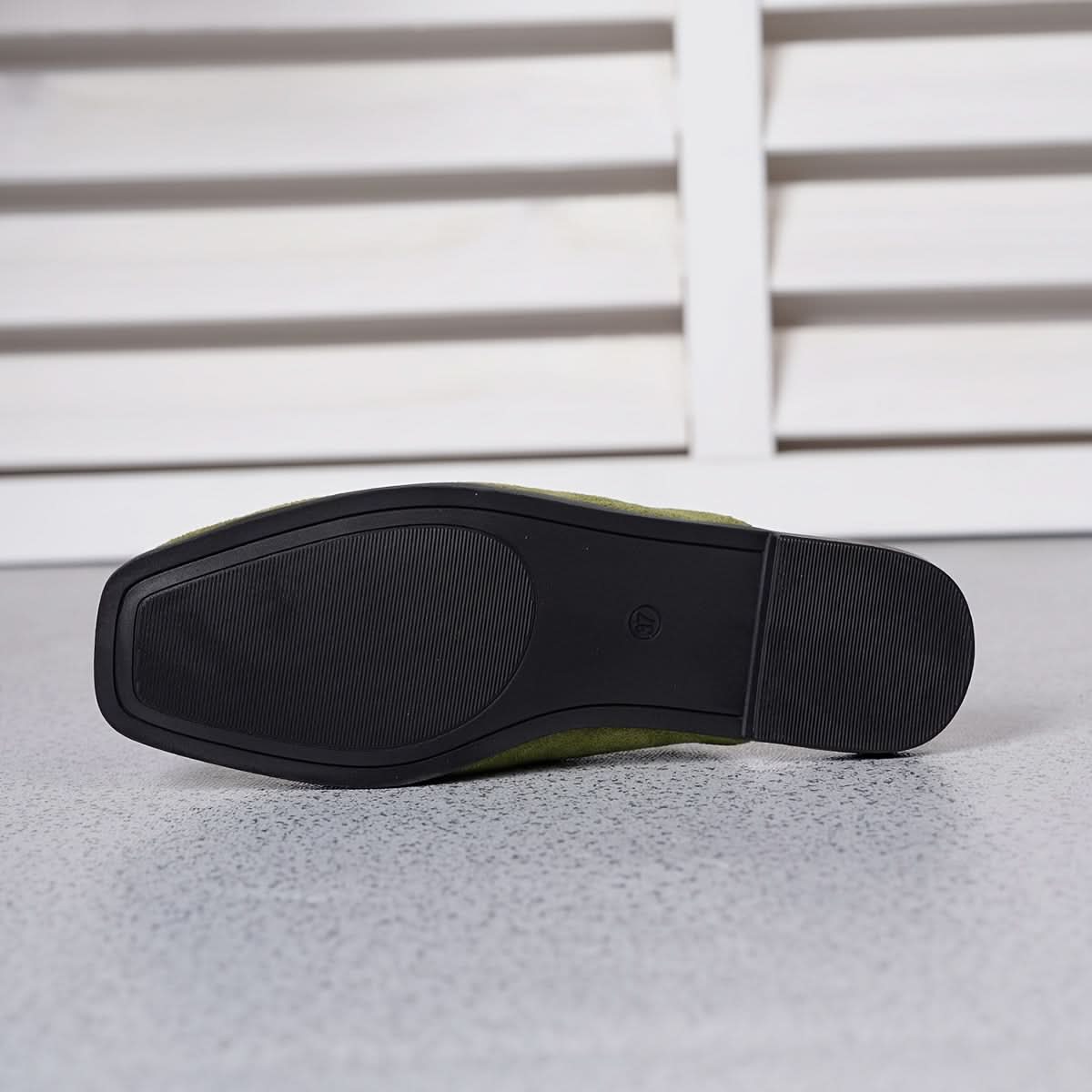 Noa | Women's Square Toe Slip-On Mule Loafer Flats