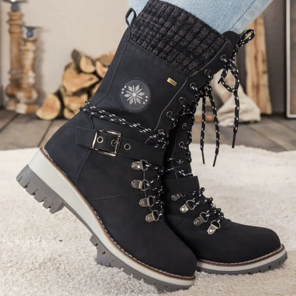 Dakota | Women's Knit-Cuff Winter Snow Boots
