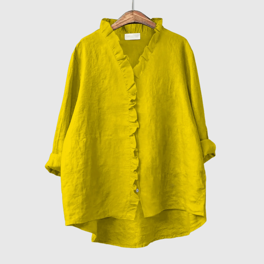 Margot | Women's Ruffled Occasion Shirt Outfit