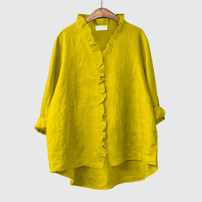Margot | Women's Ruffled Occasion Shirt Outfit