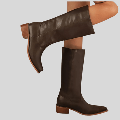 Sloane | Women's Sleek Knee High Heeled Boots
