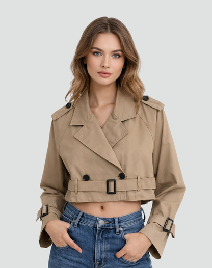 Nova | Kurzer legerer Layering-Parka für Damen