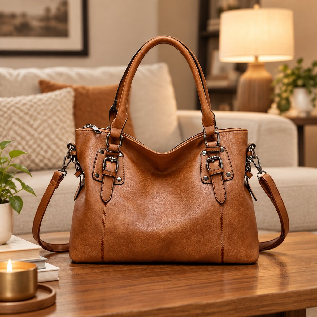Lyra | Strukturierte Henkeltasche für Damen