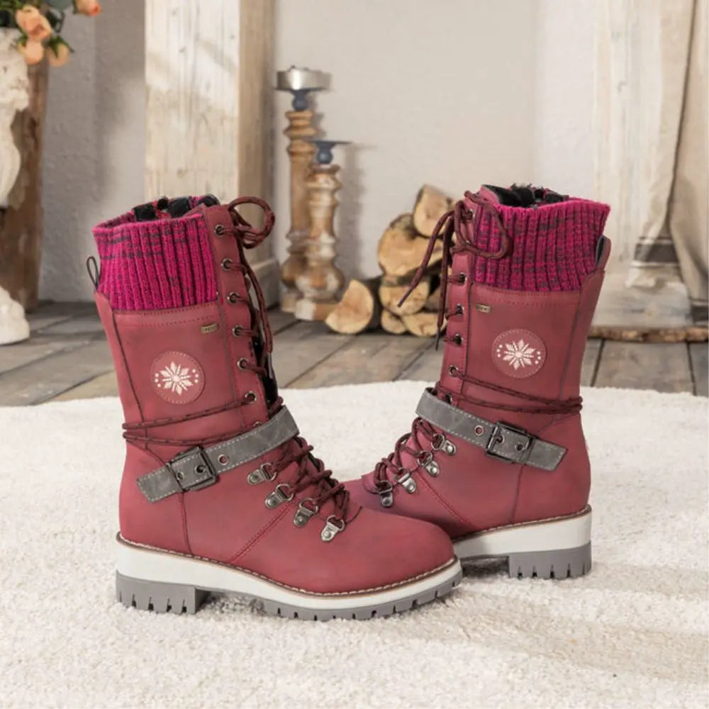Dakota | Women's Knit-Cuff Winter Snow Boots