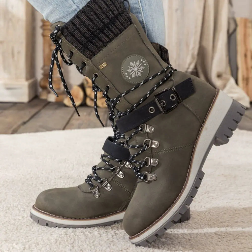 Dakota | Women's Knit-Cuff Winter Snow Boots