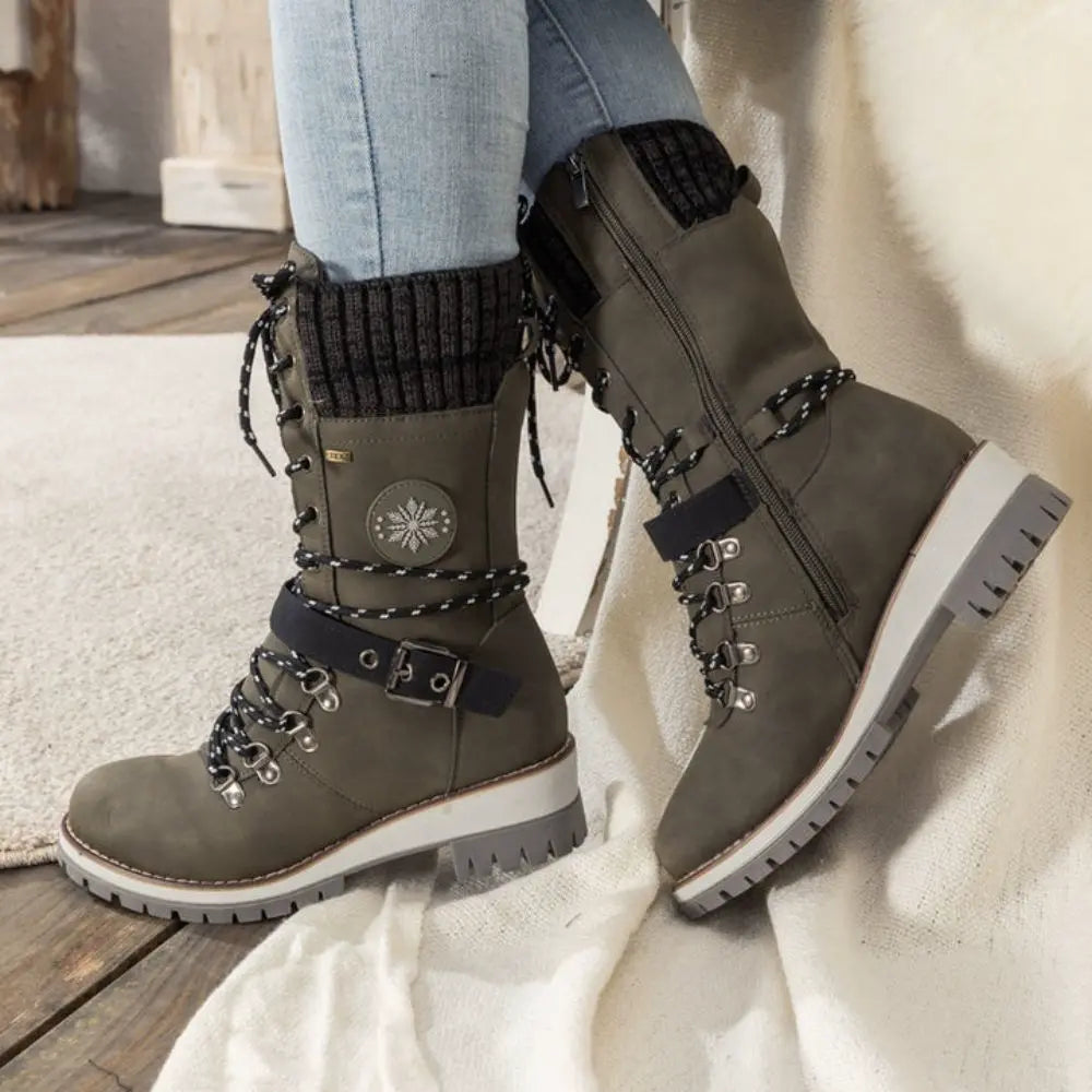 Dakota | Women's Knit-Cuff Winter Snow Boots