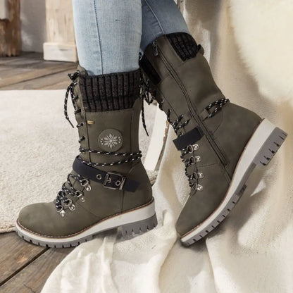 Dakota | Women's Knit-Cuff Winter Snow Boots