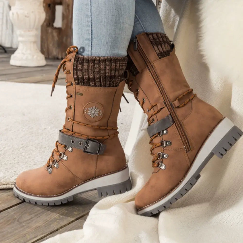 Dakota | Women's Knit-Cuff Winter Snow Boots