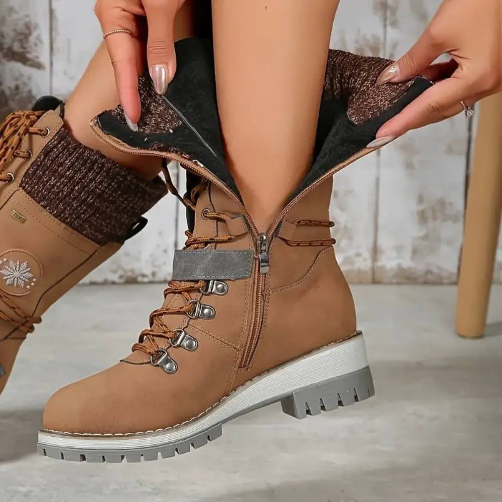 Dakota | Women's Knit-Cuff Winter Snow Boots