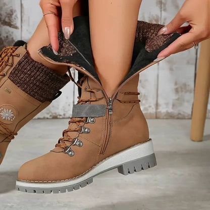 Dakota | Women's Knit-Cuff Winter Snow Boots