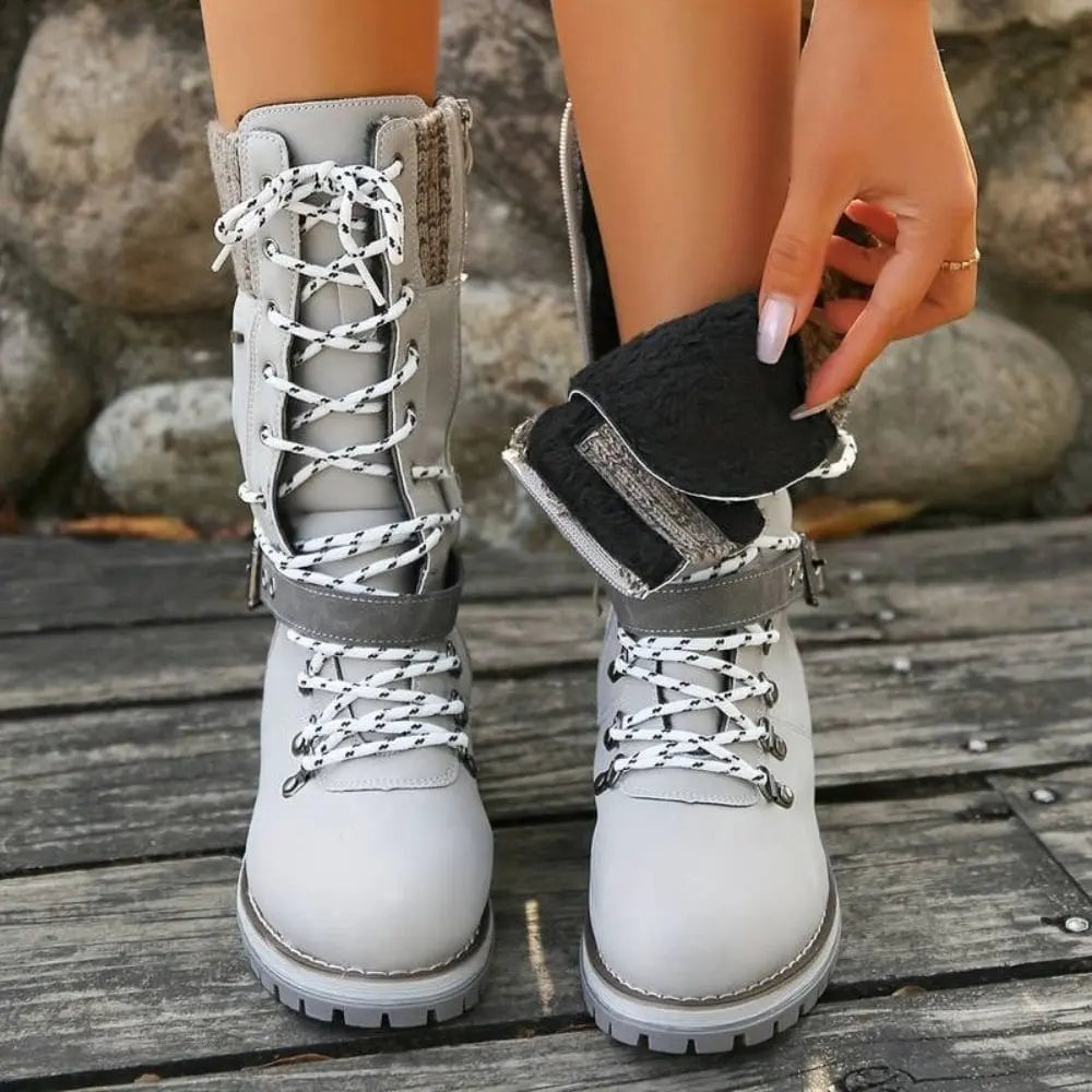 Dakota | Women's Knit-Cuff Winter Snow Boots
