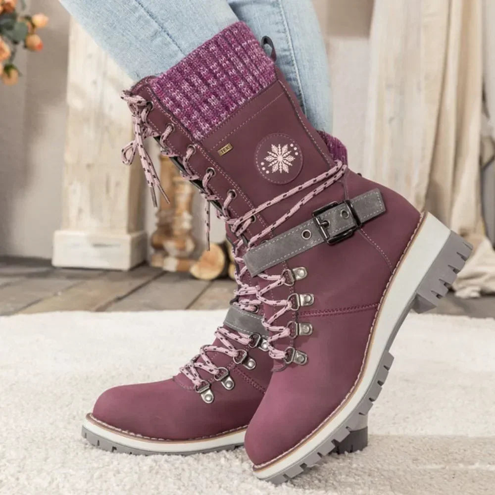 Dakota | Women's Knit-Cuff Winter Snow Boots