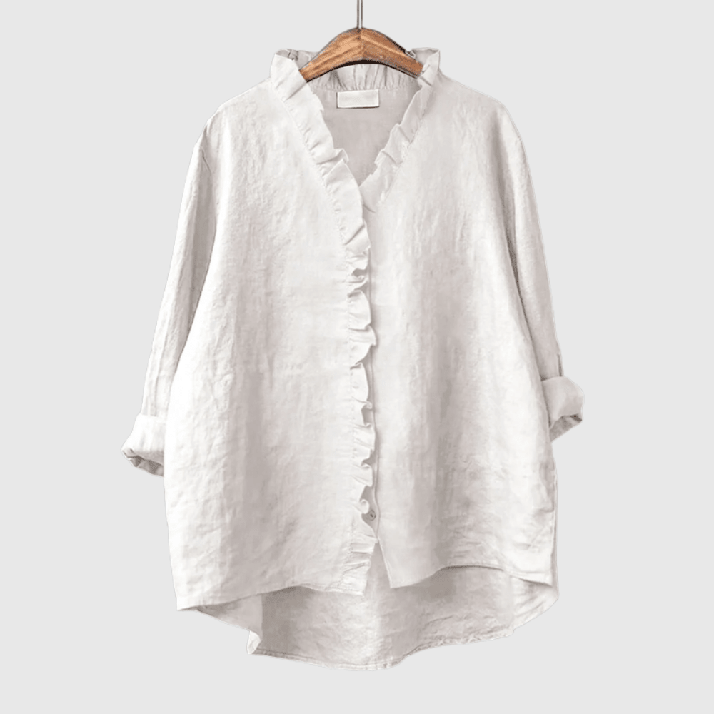 Margot | Women's Ruffled Occasion Shirt Outfit