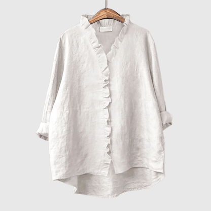 Margot | Women's Ruffled Occasion Shirt Outfit