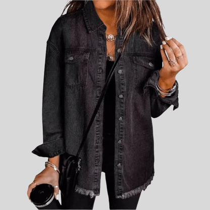 Faye | Women's Washed Shirt Jacket for Winter Layering