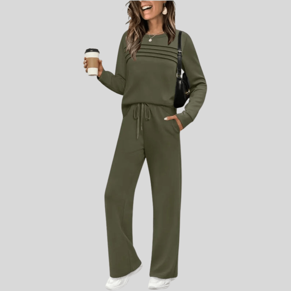 Dakota | Damen-Set aus Langarmshirt und Hose