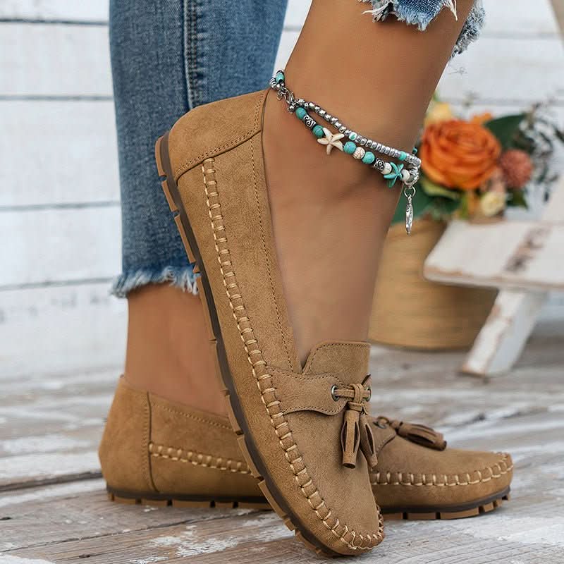 Tove | Women's Cushioned Slip-On Bow Loafers
