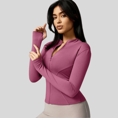 Noa | Women's Breathable Full Zip Workout Jacket