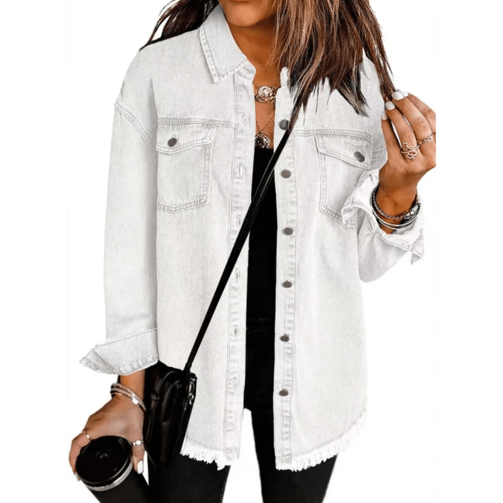 Noa | Women's Relaxed Fit Long Sleeve Button-Down Shirt