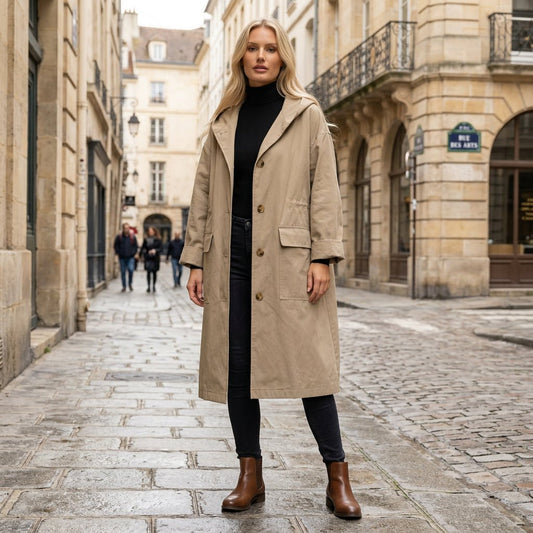 Faye | Women's Structured Trench Style Coat