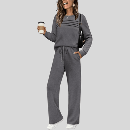 Dakota | Damen-Set aus Langarmshirt und Hose