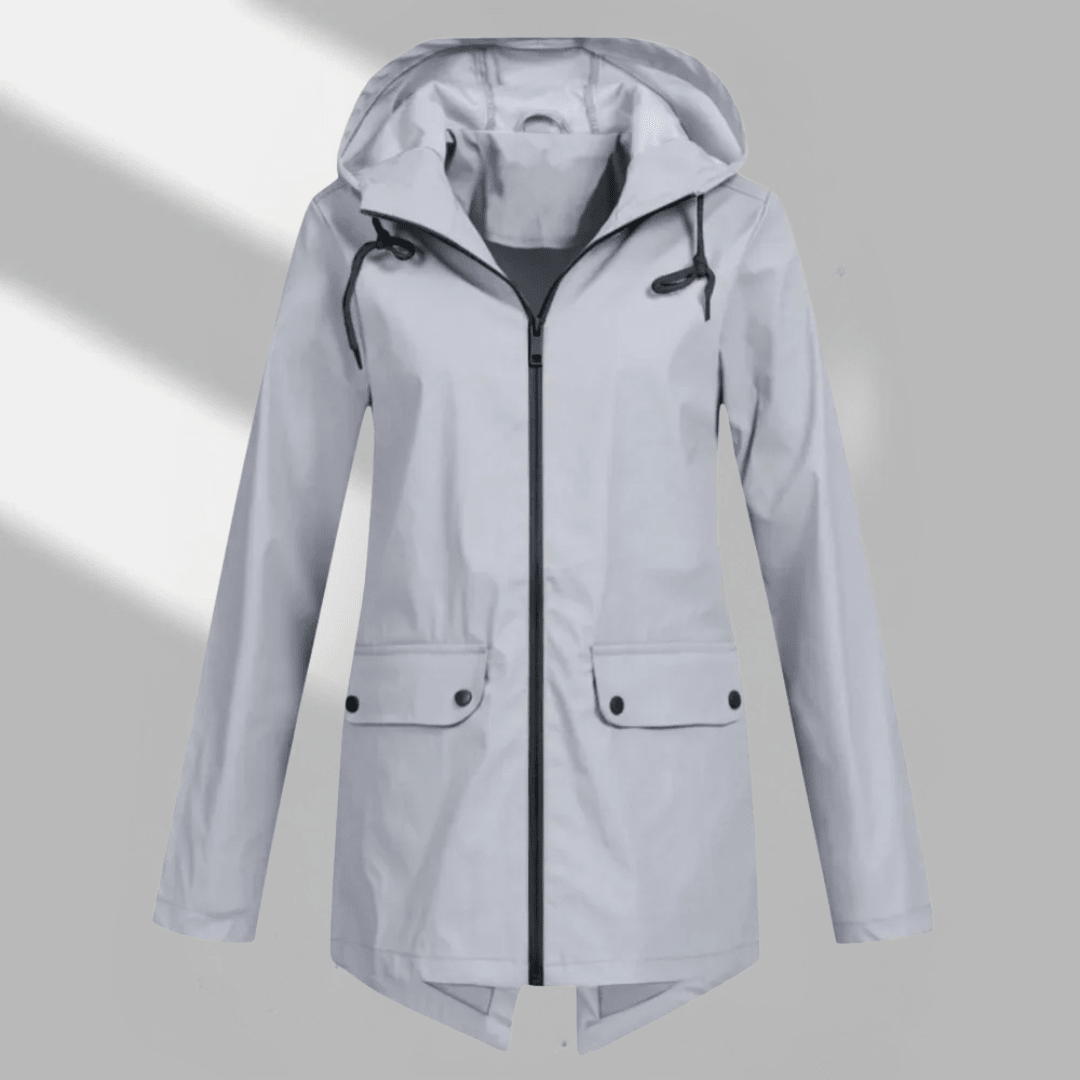 Nika | Women's Hooded Longline Zip Utility Coat