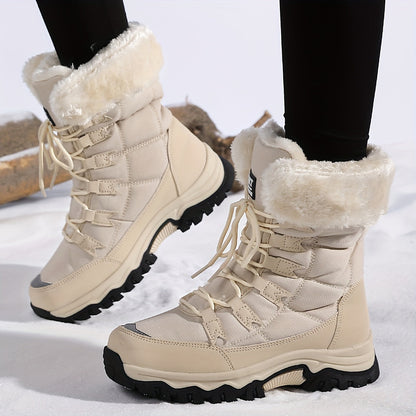 Greer | Women's Faux Fur Cuff Winter Snow Boots
