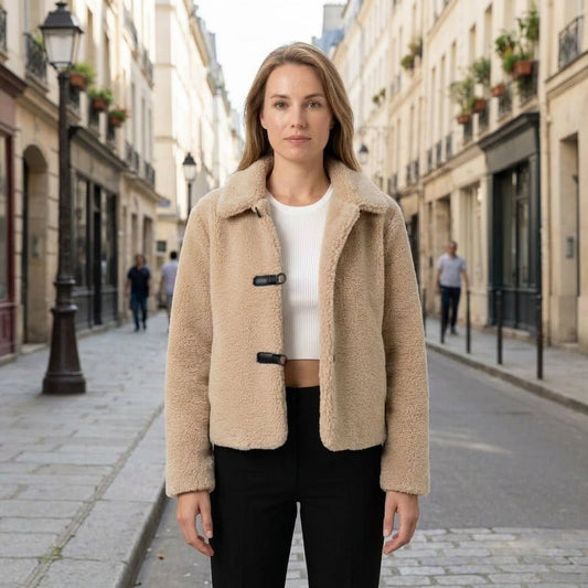 Maren | Women's Cropped Collared Waist-Length Jacket