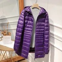 Liv | Women's Quilted Hooded Longline Winter Puffer Coat